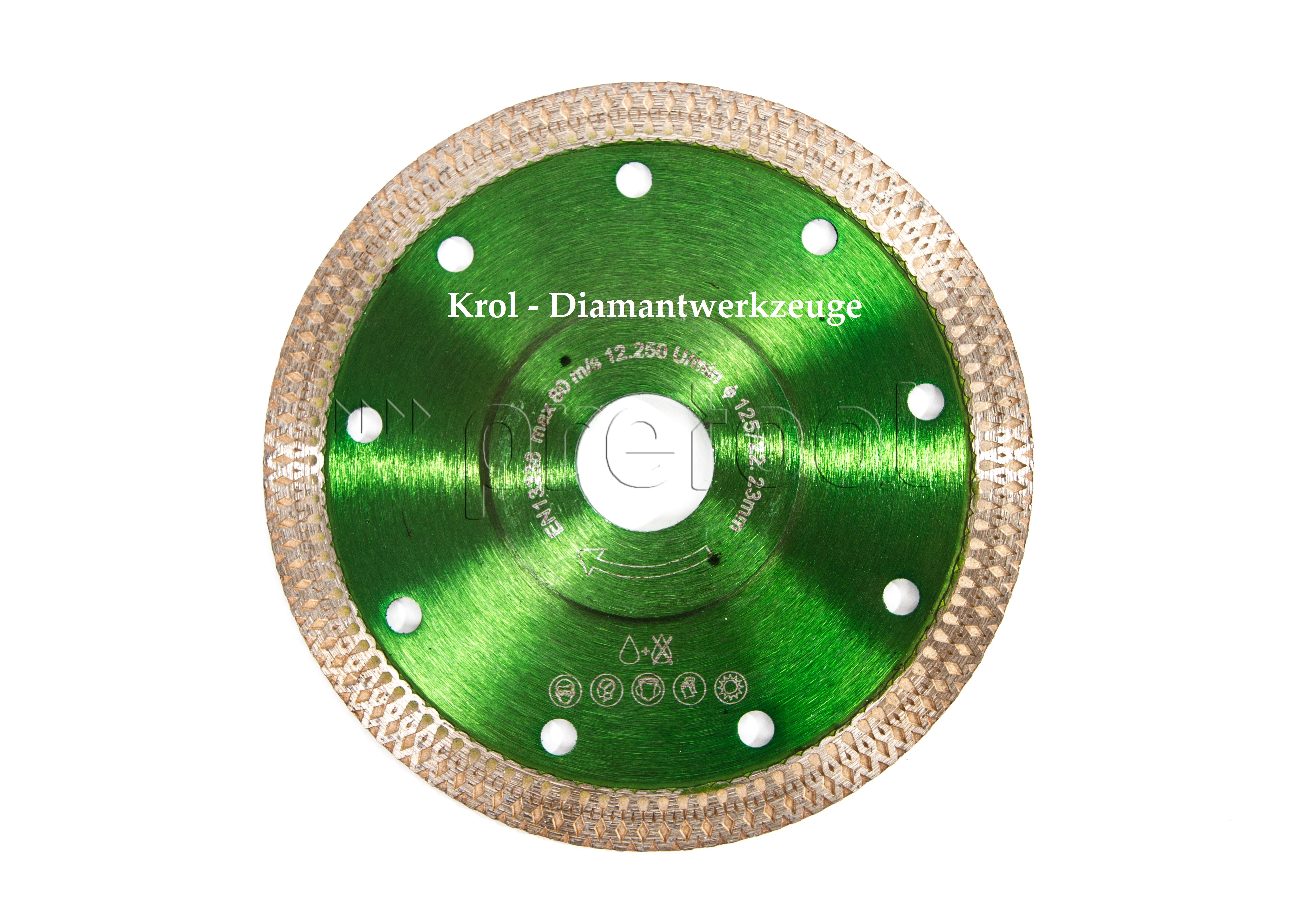 Trennscheibe Für Fliesen Krol Diamantwerkzeuge Diamant Trennscheibe Ø 125 mm für